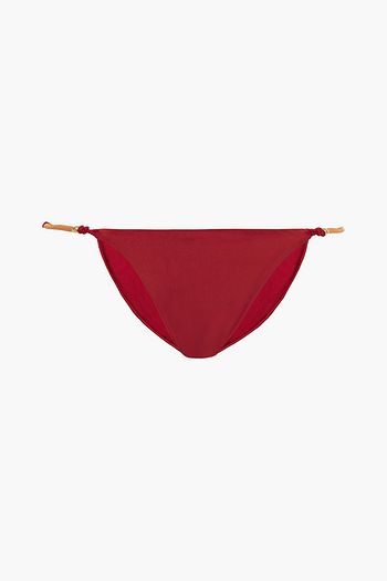 VIX PAULA HERMANNY Embellished low-rise bikini briefs