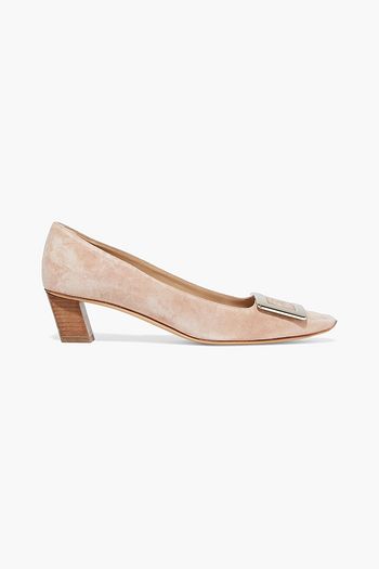 ROGER VIVIER Belle Vivier suede pumps