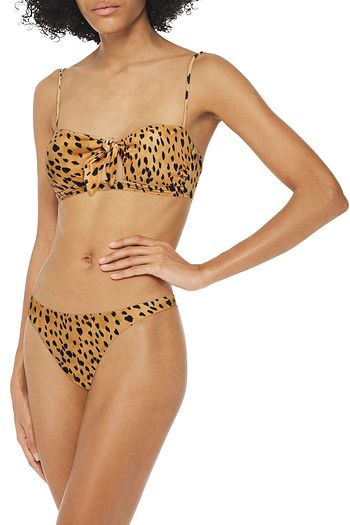 VIX PAULA HERMANNY Leopard-print low-rise bikini briefs