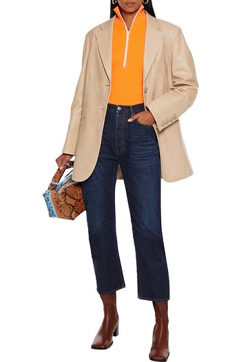 ACNE STUDIOS Cropped high-rise straight-leg jeans