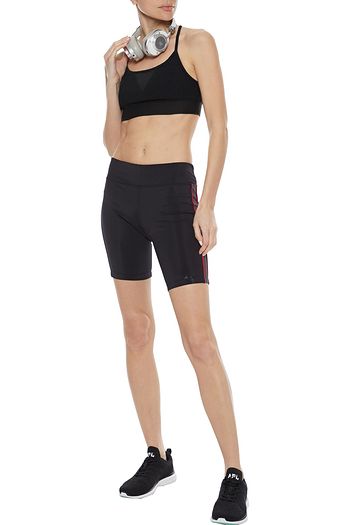 KORAL Trifecta Pine stretch-jacquard sports bra