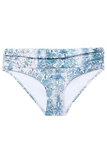 MELISSA ODABASH Bel Air ruched printed mid-rise bikini briefs