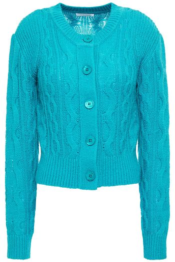 SEE BY CHLOÉ Cable-knit wool-blend cardigan
