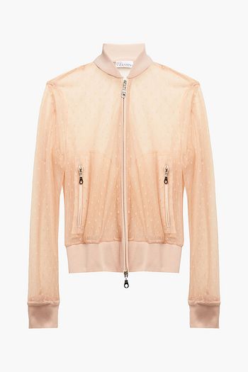 REDVALENTINO Bomberjacke aus Point d'Esprit
