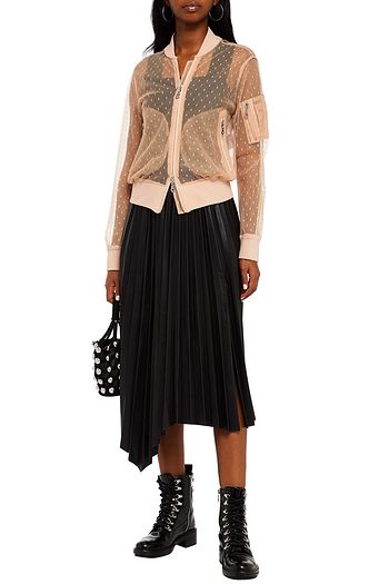REDVALENTINO Bomberjacke aus Point d'Esprit