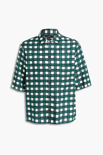 JOSEPH Isaac checked twill shirt