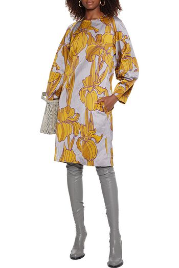 DRIES VAN NOTEN Dubya floral-print sateen dress