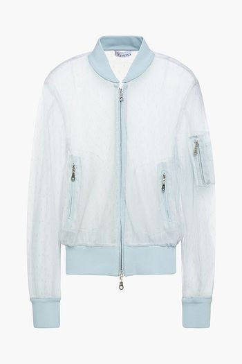 REDVALENTINO Bomberjacke aus Point d'Esprit
