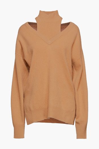 NAADAM Cutout cashmere turtleneck sweater