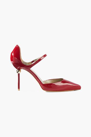 ROGER VIVIER Sphere patent-leather Mary Jane pumps