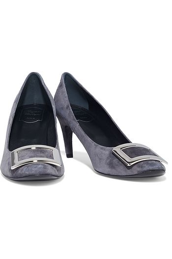 ROGER VIVIER Belle De Nuit suede pumps