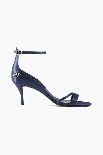 ROGER VIVIER Crystal-embellished satin sandals