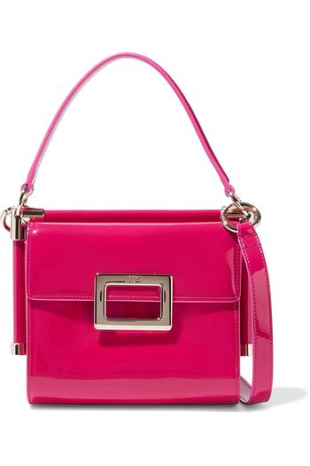 ROGER VIVIER Miss Viv Carre mini patent-leather tote
