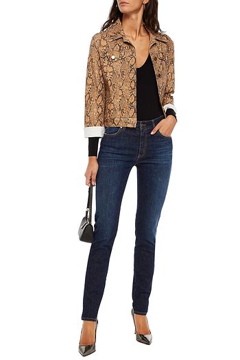 JUST CAVALLI Mid-rise slim-leg jeans