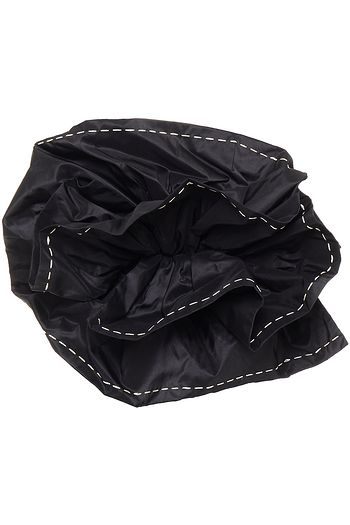 JOHANNA ORTIZ Strapless gathered topstitched silk-taffeta top