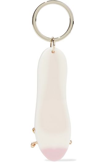 CHARLOTTE OLYMPIA Kiss Me Darcy Schlüsselanhänger aus Perspex® mit Schleife