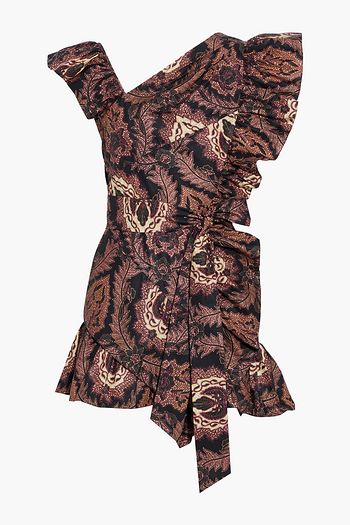 ISABEL MARANT Malvern ruffled cotton-poplin mini dress