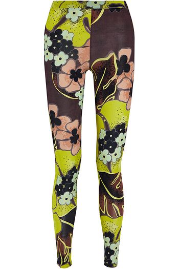 DRIES VAN NOTEN Have floral-print stretch-jersey leggings