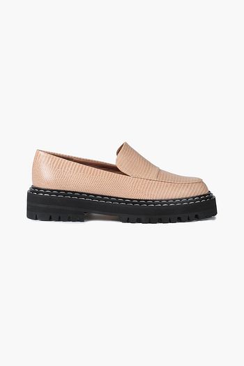 ATP ATELIER Loafers aus Leder mit Eidechseneffekt
