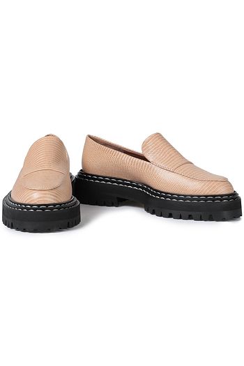 ATP ATELIER Loafers aus Leder mit Eidechseneffekt