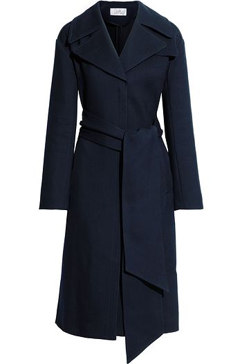 VICTORIA, VICTORIA BECKHAM Cotton-blend gabardine trench coat