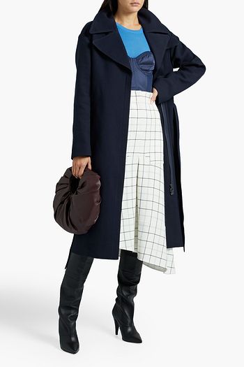 VICTORIA, VICTORIA BECKHAM Cotton-blend gabardine trench coat