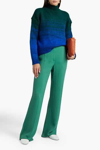 VICTORIA, VICTORIA BECKHAM Dégradé knitted turtleneck sweater