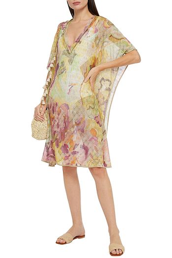 MISSONI MARE Mare metallic crochet-knit coverup