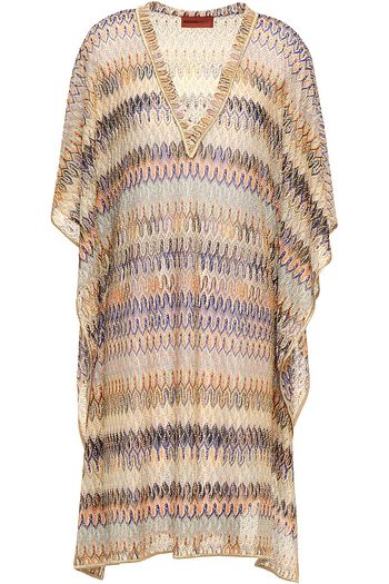 MISSONI MARE Mare metallic crochet-knit coverup