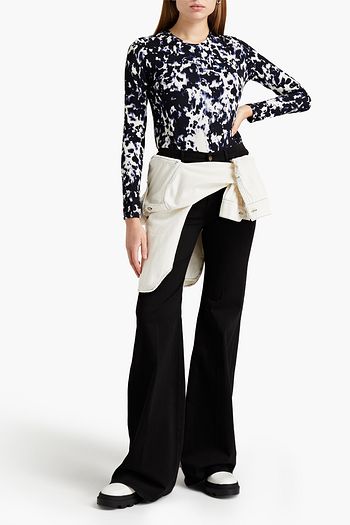 MAJESTIC FILATURES Printed fleece top