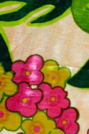 DRIES VAN NOTEN Fulia fringed floral-print velvet scarf