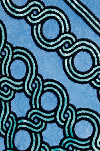 DRIES VAN NOTEN Filagree printed devoré-velvet scarf