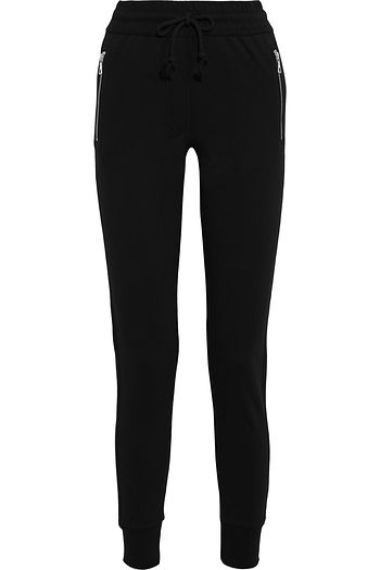 DRIES VAN NOTEN Hubert French cotton-terry track pants