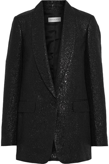 DRIES VAN NOTEN Blancho metallic wool-blend jacquard blazer