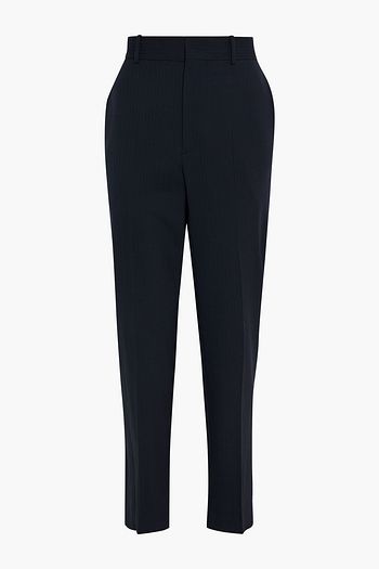 ISABEL MARANT Hero pinstriped wool-blend straight-leg pants