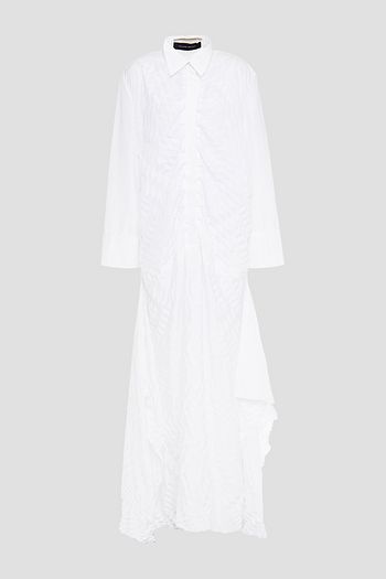 ROLAND MOURET Penhale embossed taffeta maxi dress