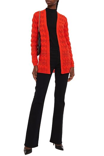M MISSONI Crochet-knit wool cardigan