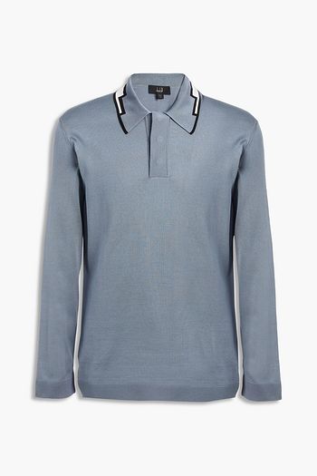 DUNHILL Silk polo shirt