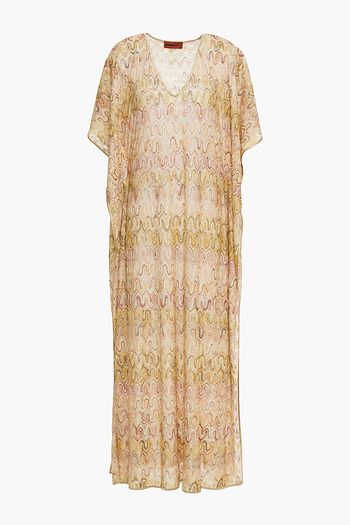 MISSONI MARE Mare metallic crochet-knit coverup