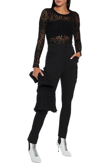 ISABEL MARANT Yulia crocheted cotton-blend top