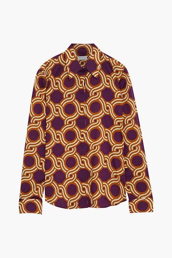 DRIES VAN NOTEN Chow printed cotton shirt