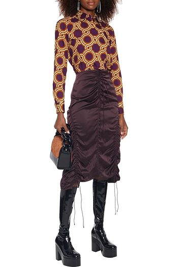 DRIES VAN NOTEN Chow printed cotton shirt