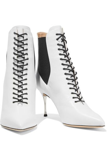 SERGIO ROSSI Leather ankle boots