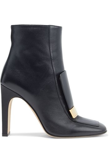 SERGIO ROSSI sr1 embellished leather ankle boots