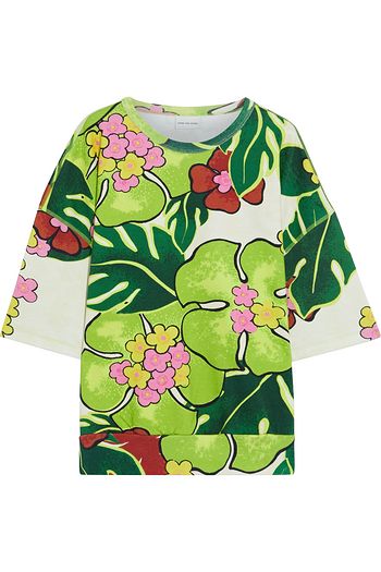 DRIES VAN NOTEN Holovi oversized printed French cotton-terry top
