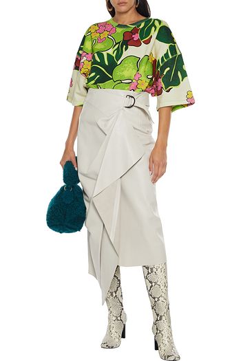 DRIES VAN NOTEN Holovi oversized printed French cotton-terry top