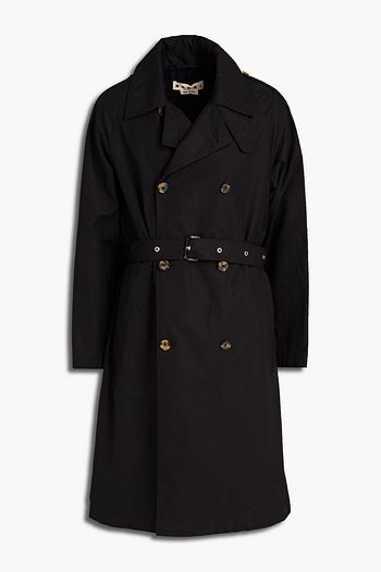 MARNI Doppelreihiger Trenchcoat aus Baumwolle