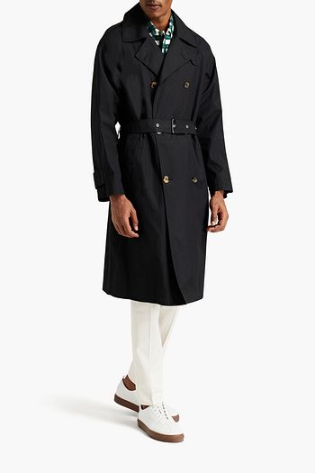 MARNI Doppelreihiger Trenchcoat aus Baumwolle