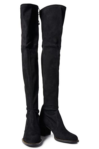STUART WEITZMAN Suede over-the-knee boots