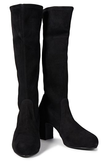 STUART WEITZMAN Carolinda Stiefel aus Stretch-Veloursleder